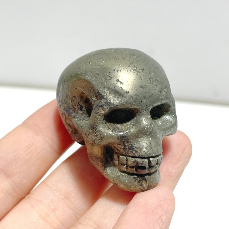 Pyrite Skull Carving Wholesale - Wholesale Crystals