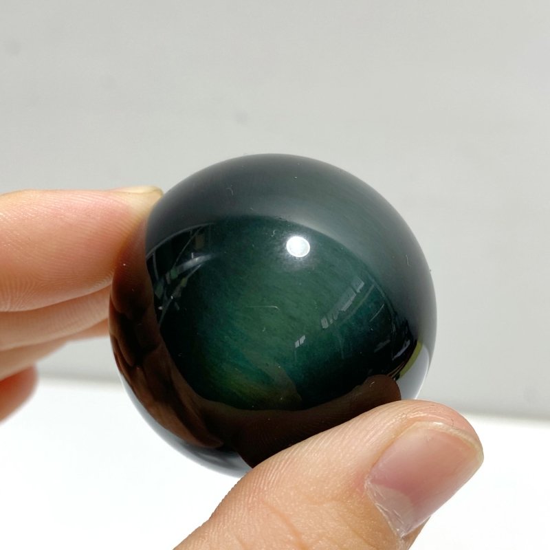 Rainbow Cat Eye Obsidian Sphere Ball Wholesale - Wholesale Crystals