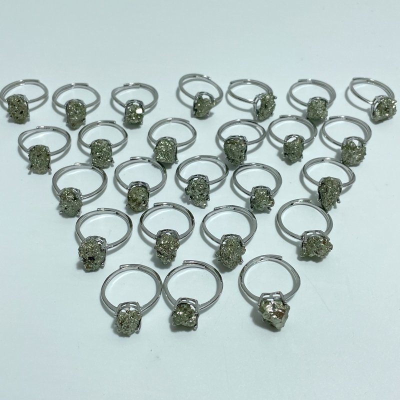 Raw Pyrite Crystal Ring Wholesale - Wholesale Crystals