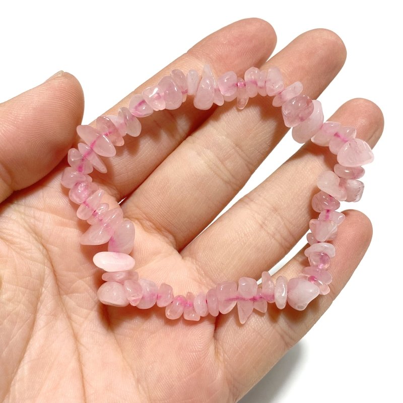 Rose Quartz | Chevron amethyst | Obsidian Chip Bracelets Wholesale - Wholesale Crystals