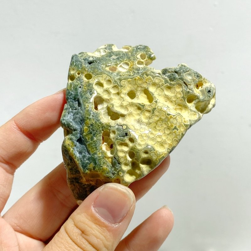 Rough Shape Polished 8th Vein Ocean Jasper Wholesale - Wholesale Crystals