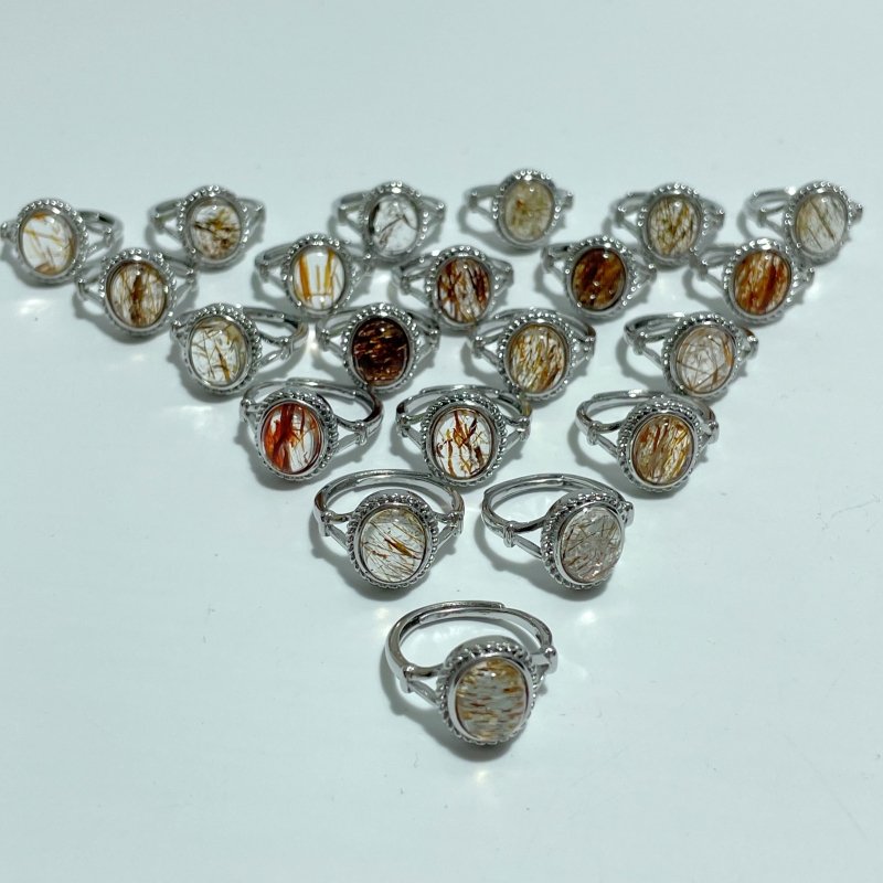 Rutile Quartz Crystal Ring Wholesale - Wholesale Crystals