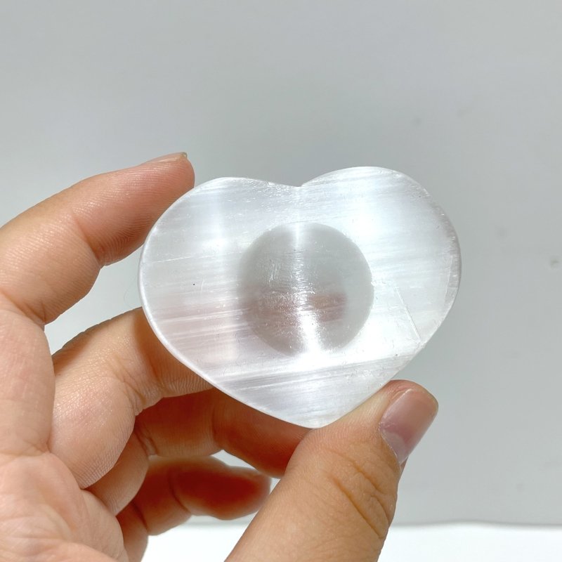 Selenite Sphere Stand Base Heart Shape Wholesale - Wholesale Crystals