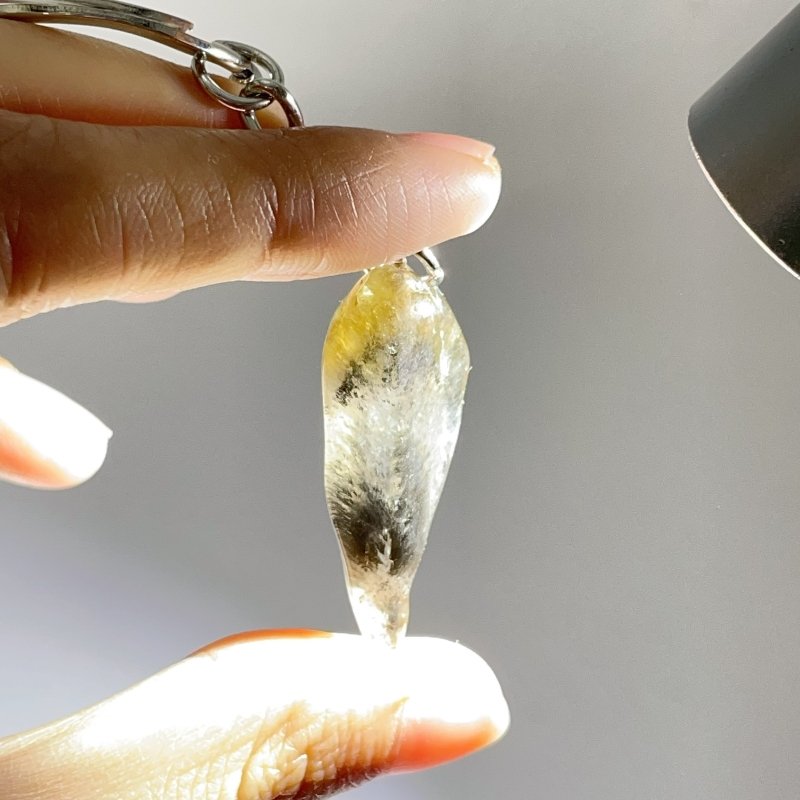 Super 7 Crystal Keychain Wholesale Mixed Citrine Geothite -Wholesale Crystals