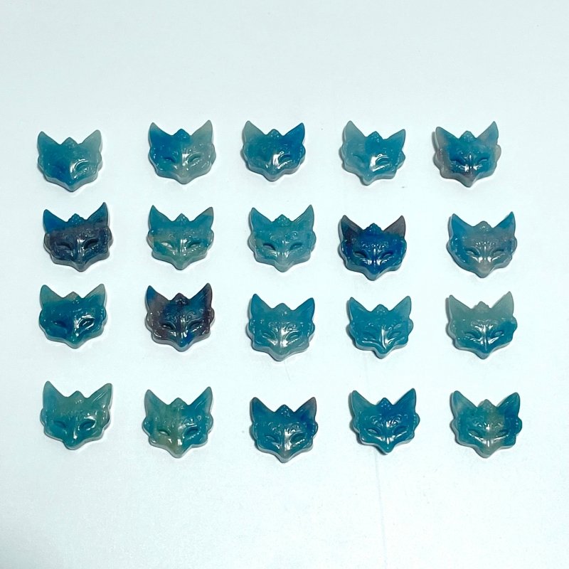 Trolleite Stone Fox Face Carving Wholesale - Wholesale Crystals