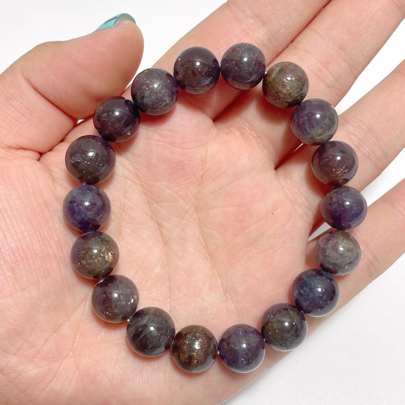 Unique 11mm Flash Cordierite Bracelet For Collection (HGUB31) - Wholesale Crystals