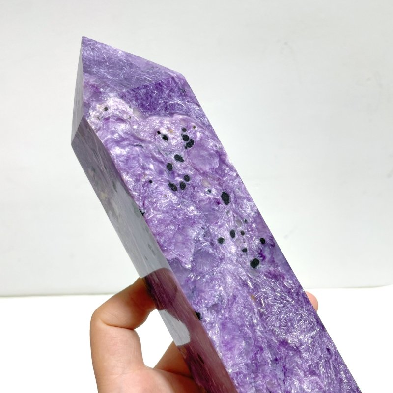 Unique 28.5CM Charoite Tower Point - Wholesale Crystals