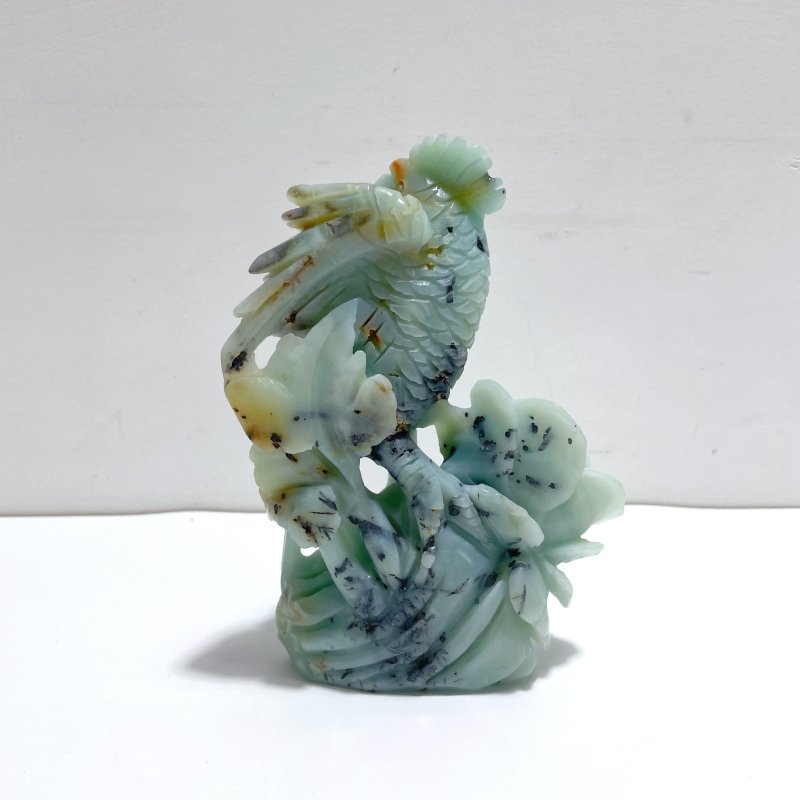 Unique Caribbean Calcite Parrot Carving - Wholesale Crystals
