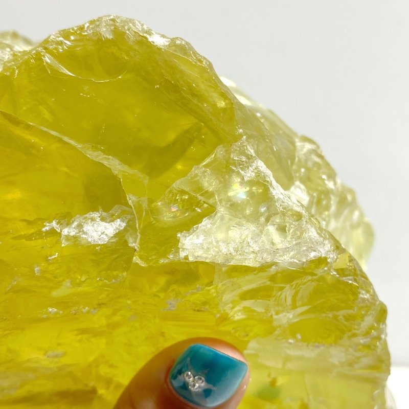Unique Citrine Raw Stone Specimen With Beautiful Rainbow 5 - Wholesale Crystals
