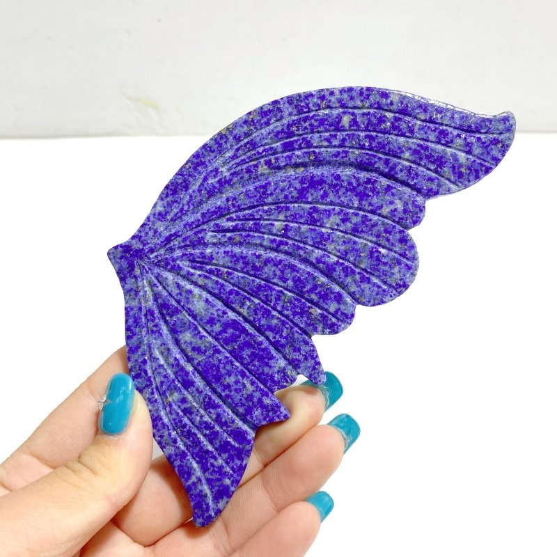 Unique Lapis Lazuli Butterfly Carving With Stand - Wholesale Crystals