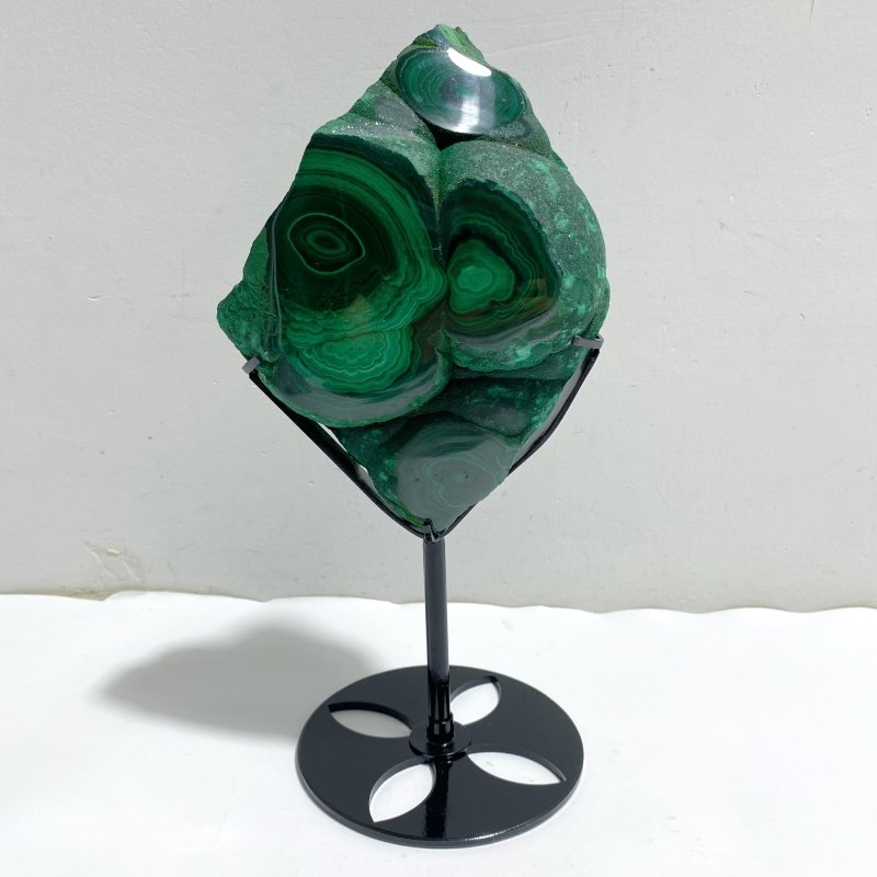 Unique Malachite Specimen With Stand -Wholesale Crystals