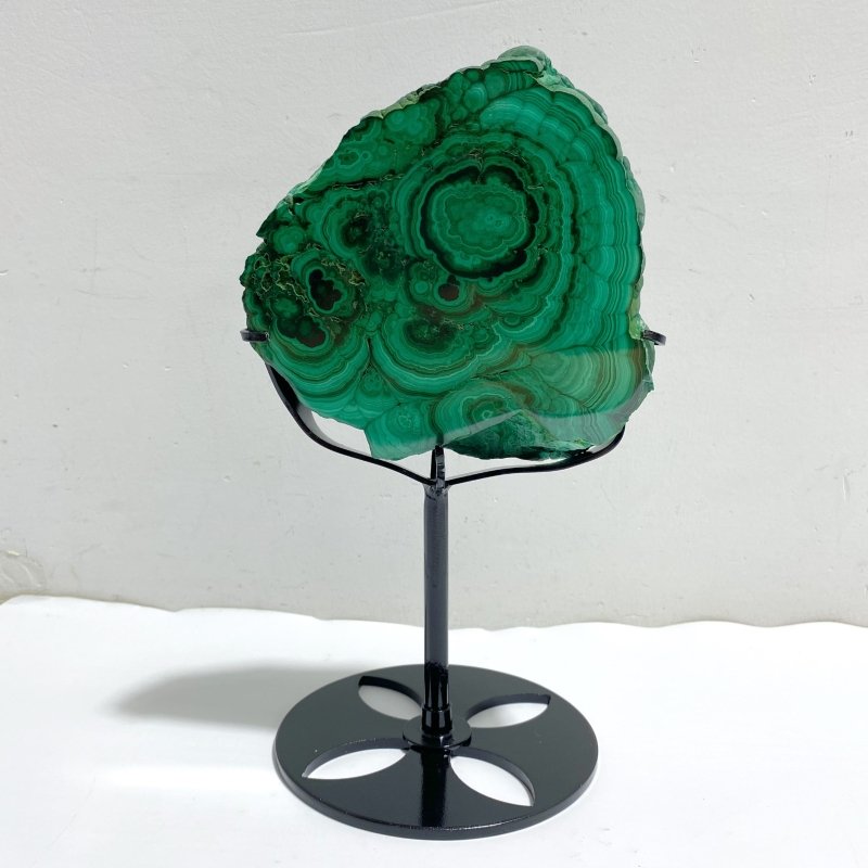 Unique Malachite Specimen With Stand -Wholesale Crystals