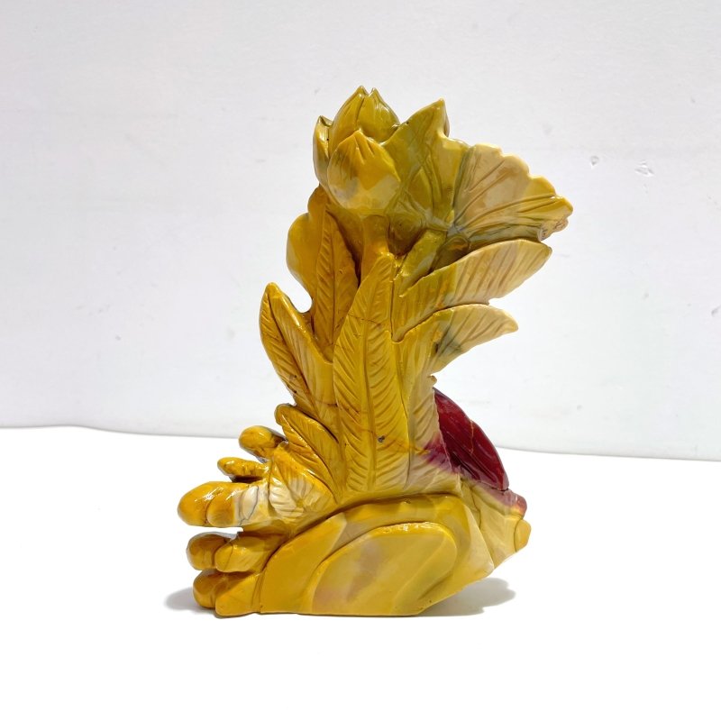 Unique Mookaite Lotus Flower&Fish Carving - Wholesale Crystals