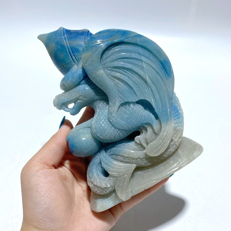 Unique Trolleite Flying Dragon Carving - Wholesale Crystals