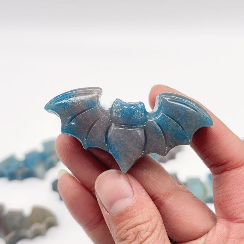 10 Pieces Beautiful Trolleite Stone Bat Crystal Carving -Wholesale Crystals