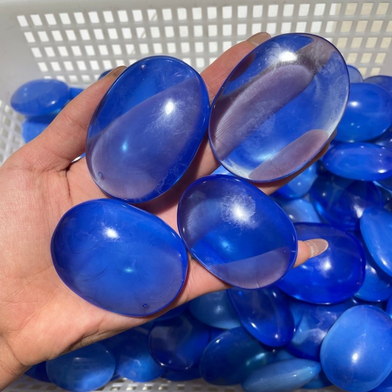 100 Pieces Blue Opalite Palm - Wholesale Crystals