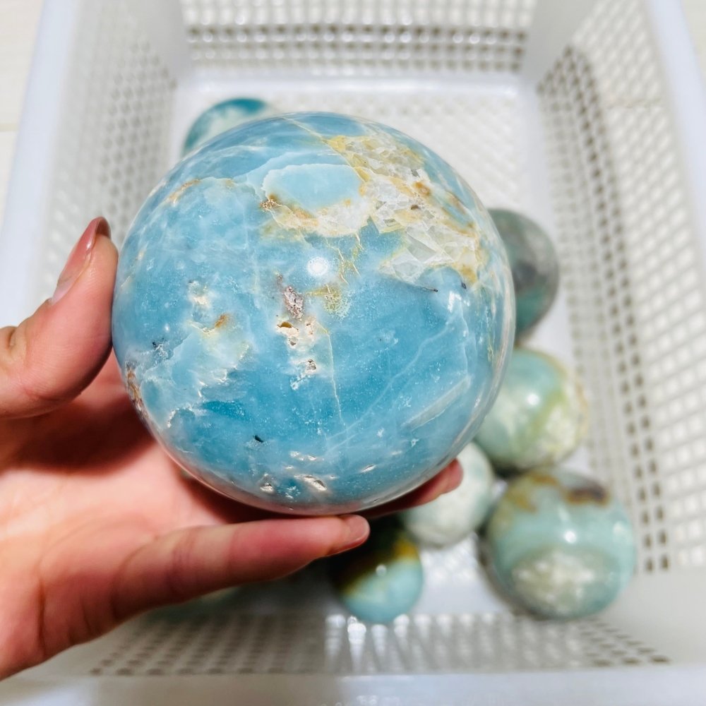 14 Pieces Large Caribbean Sphere Ball -Wholesale Crystals