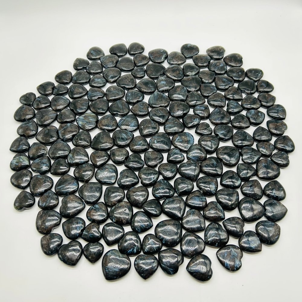 159 Pieces Astrophyllite Stones Heart Wholesale -Wholesale Crystals