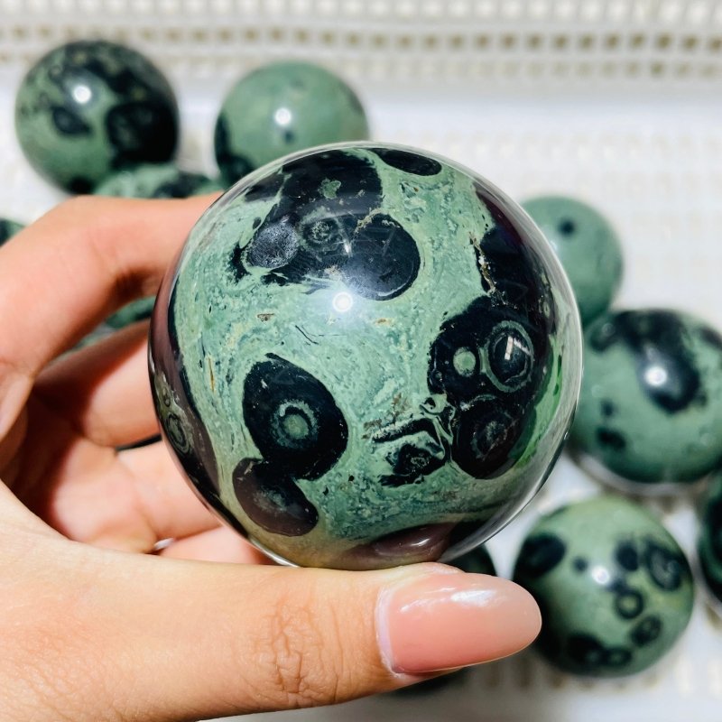 16 Pieces Kambaba Jasper Spheres -Wholesale Crystals