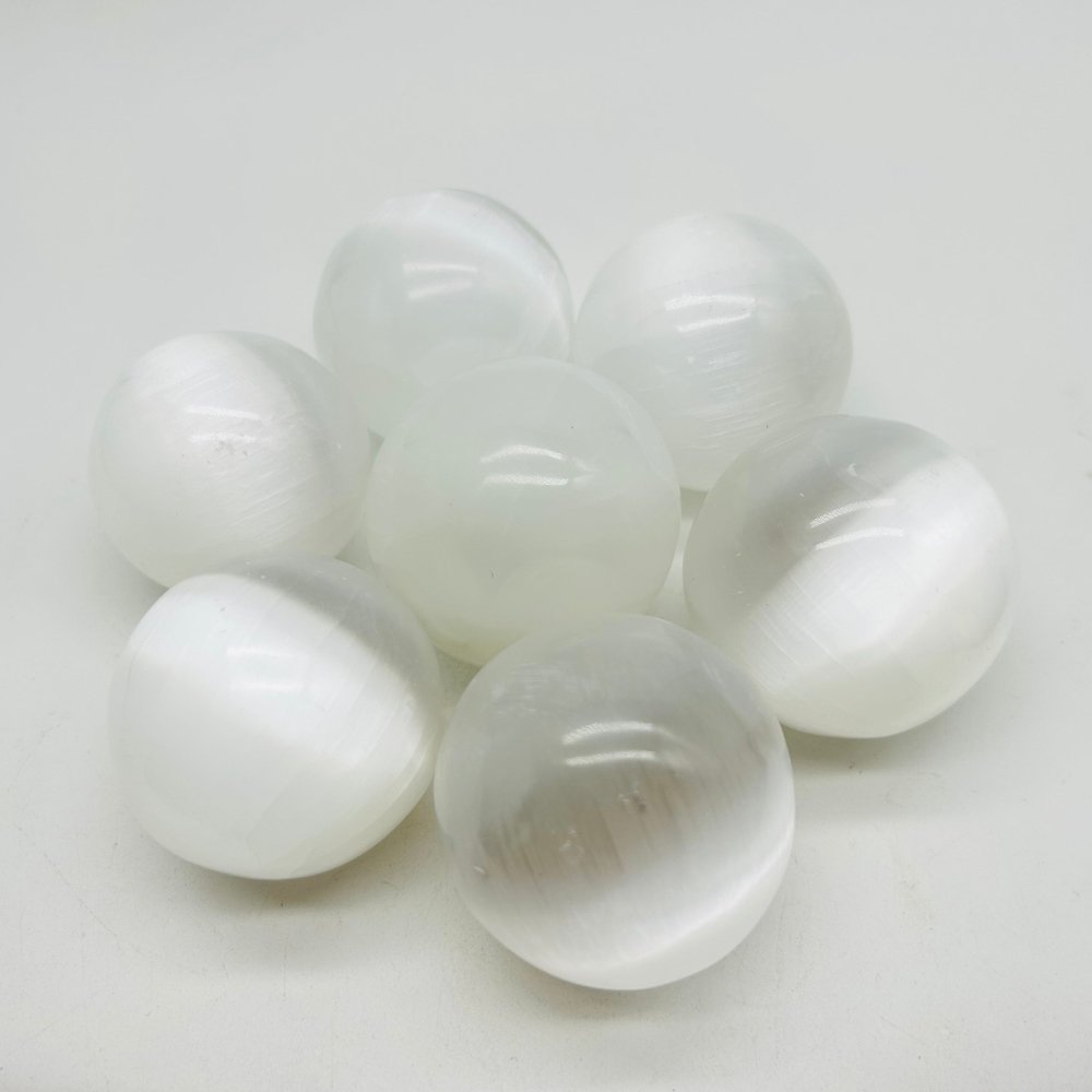 2 Inch Polished Selenite Spheres Ball Wholesale -Wholesale Crystals