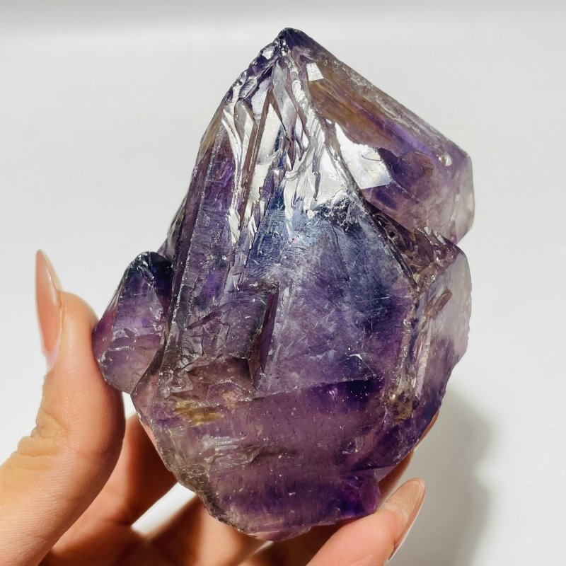 3 Pieces Amethyst Super7 Skeletal Quartz Raw Stone For Collection - Wholesale Crystals