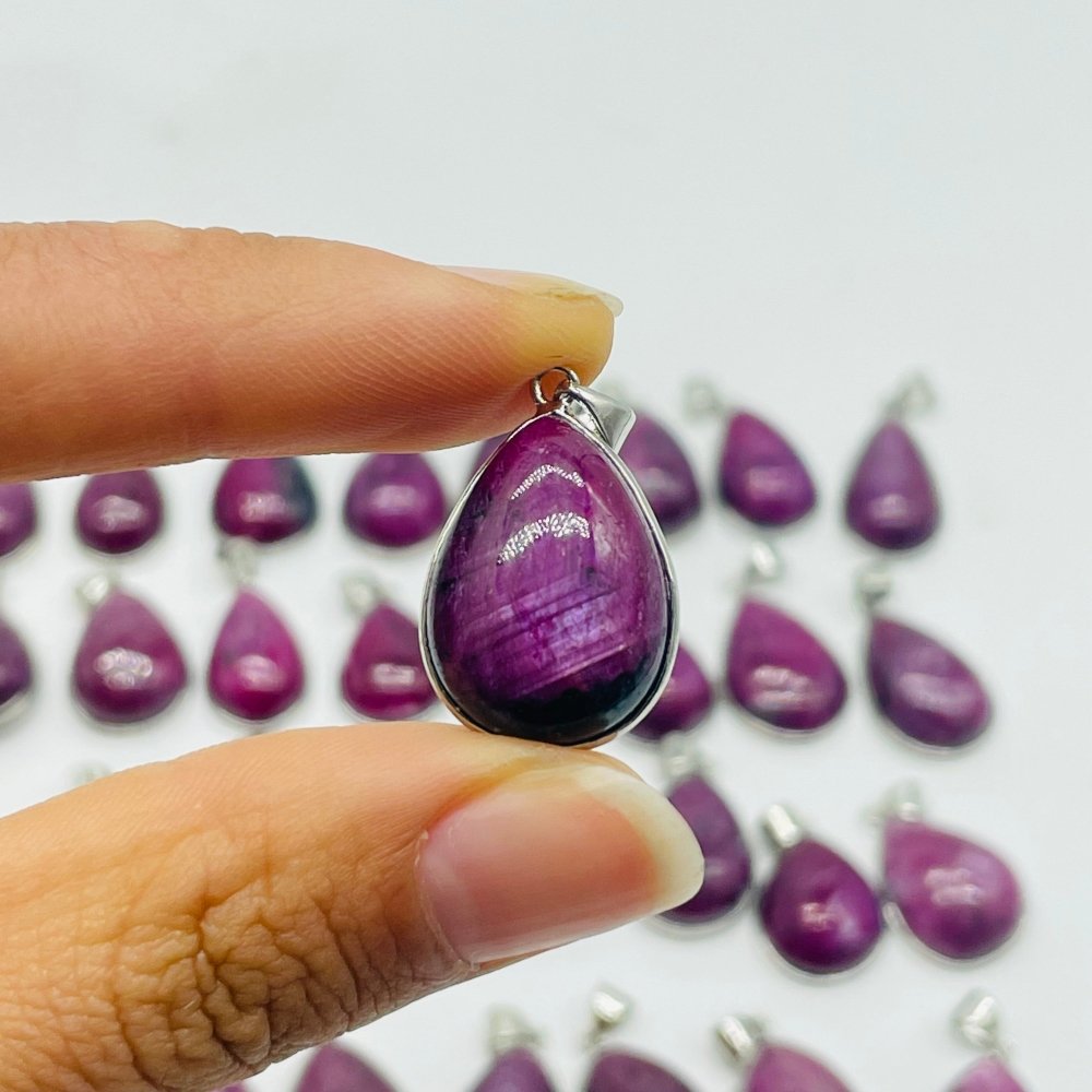 32 Pieces High Quality Ruby Zoisite Pendant Charm -Wholesale Crystals