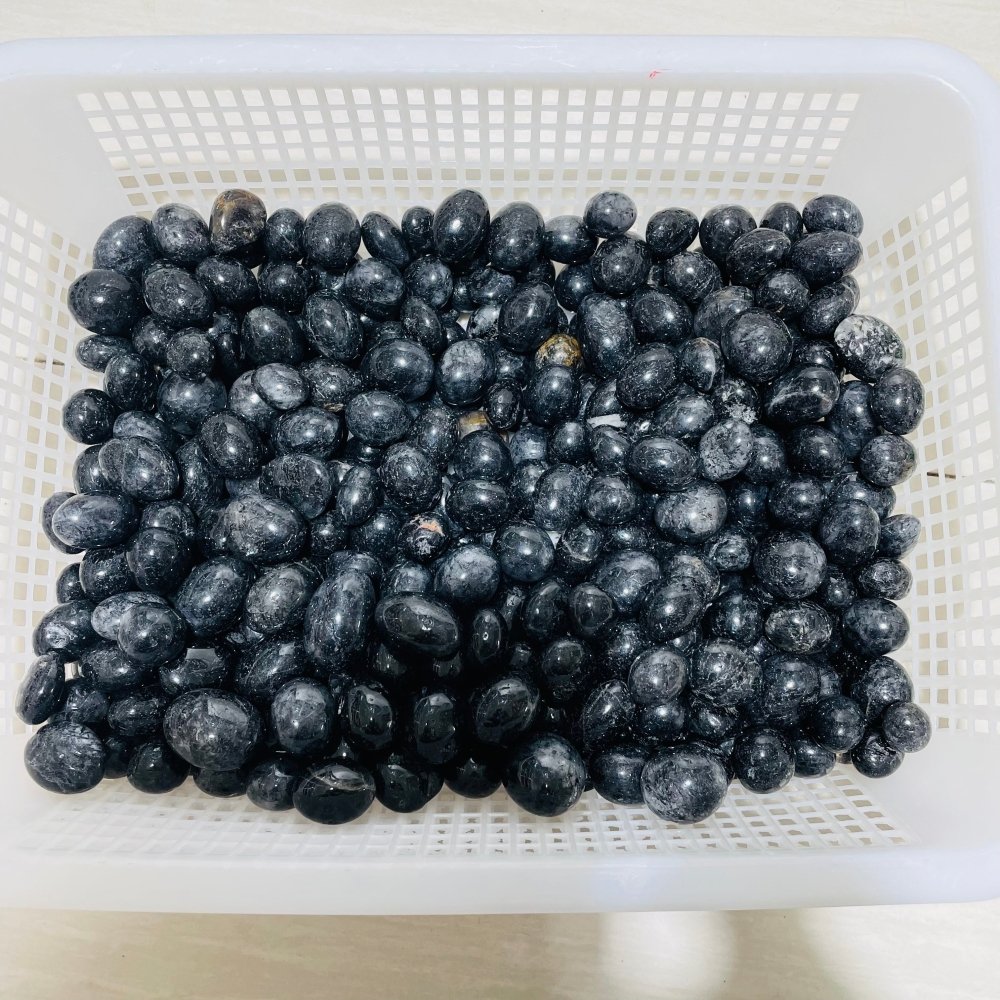368 Pieces Black Tourmaline Tumbled -Wholesale Crystals
