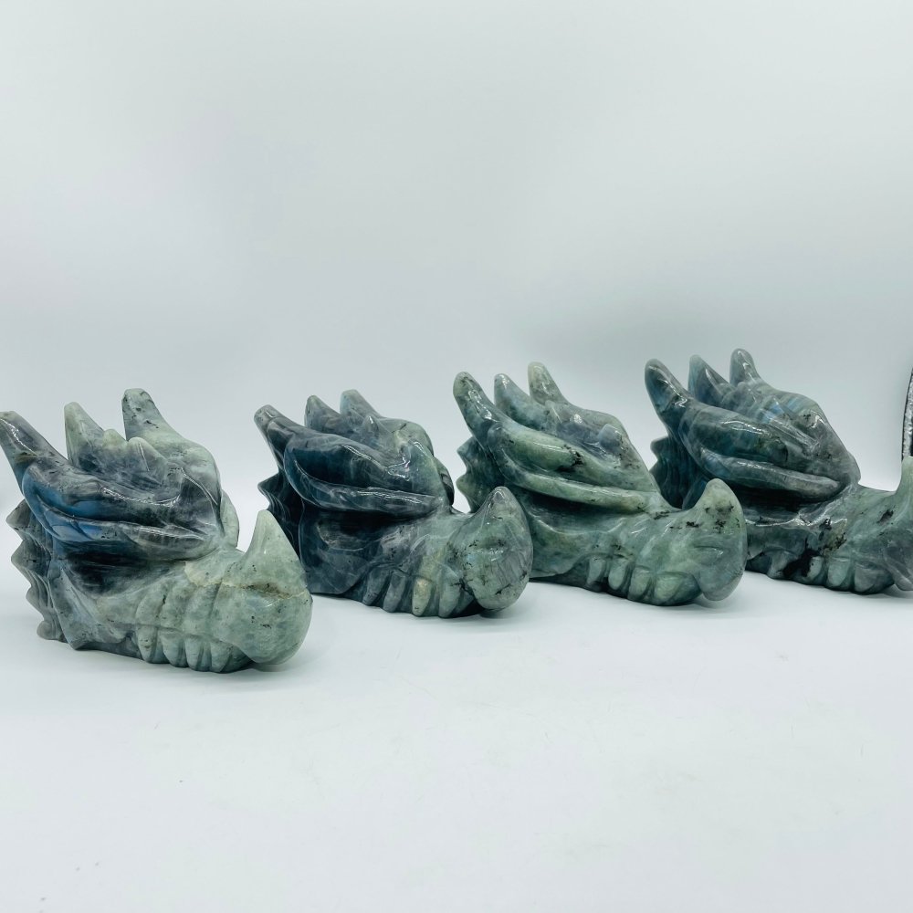 4 Pieces High Quality Labradorite Dragon Head -Wholesale Crystals