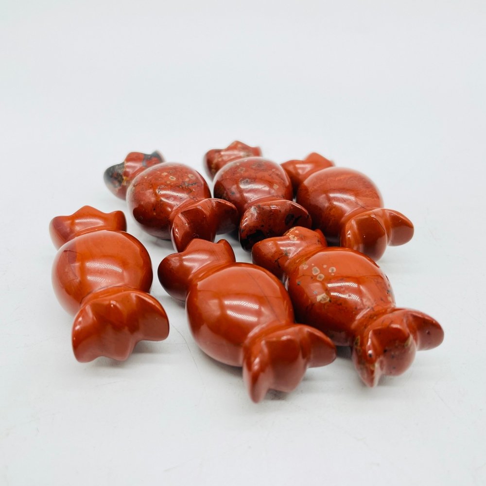 4 Types Halloween Candy Carving Wholesale Moss Agate Red Jasper Chevron Amethyst -Wholesale Crystals