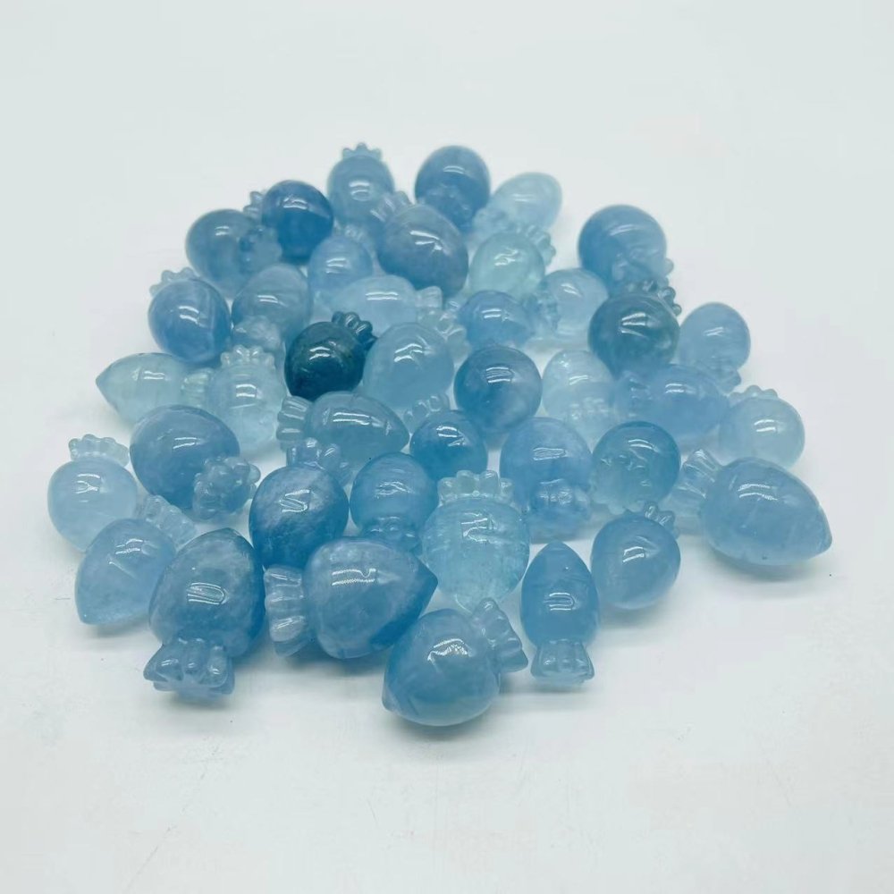 40 Pieces High Quality Aquamarine Carrot -Wholesale Crystals