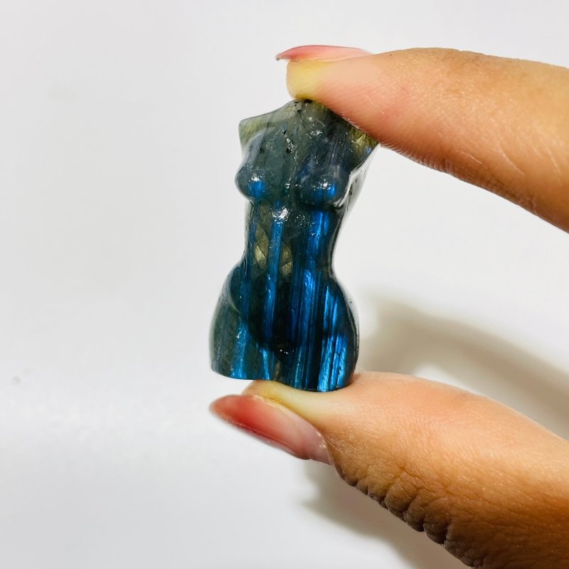 43 Pieces Mini Labradorite Goddess Carving -Wholesale Crystals