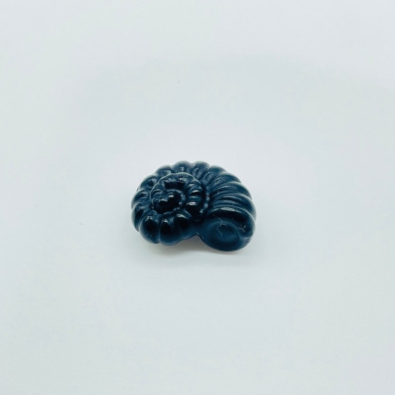 5 Types Mini Black Obsidian Carving Wholesale Pineapple Seashell Brain - Wholesale Crystals