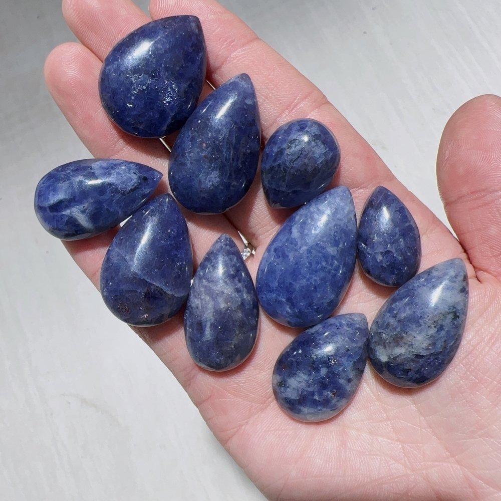 50 Pieces Natural Cordierite DIY Pendant -Wholesale Crystals