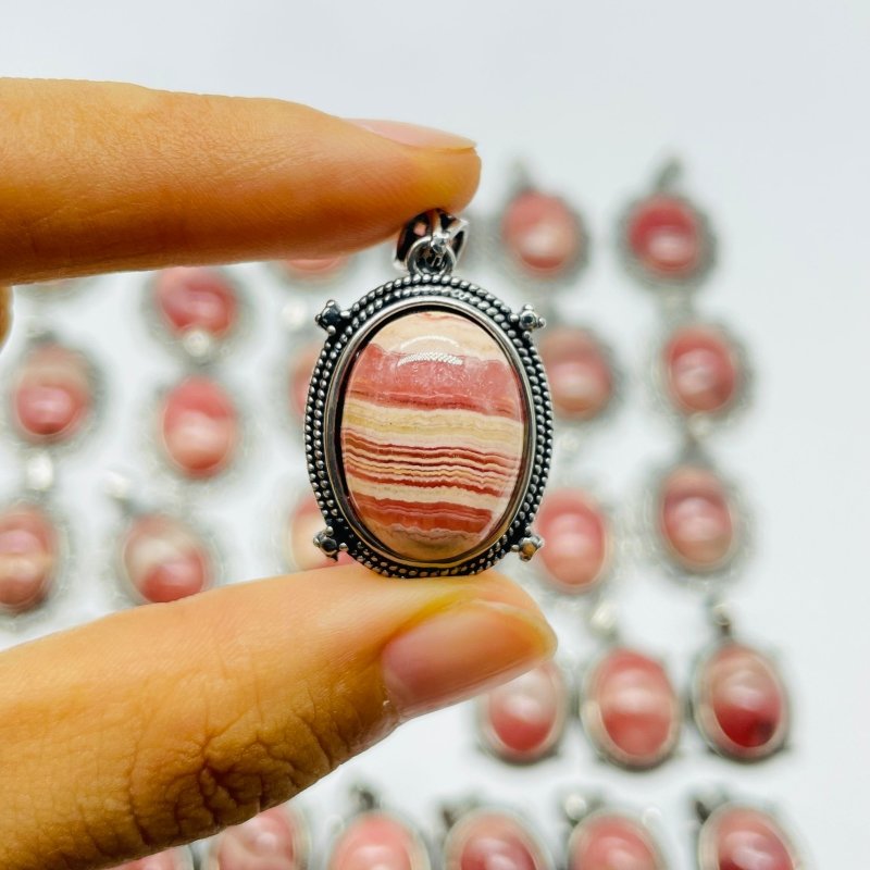32 Pieces Rhodochrosite (Argentina) Pendant Charm -Wholesale Crystals