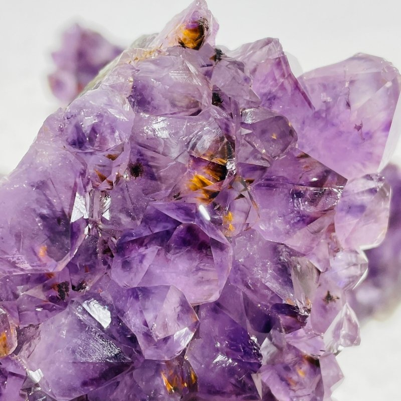 6 Pieces Beautiful Amethyst Cacoxenite Super7 Cluster - Wholesale Crystals