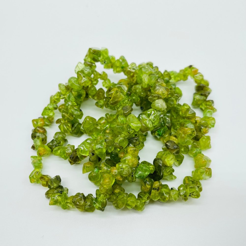 6 Types Chip Bracelet Aquamarine & Moss Agate Wholesale -Wholesale Crystals