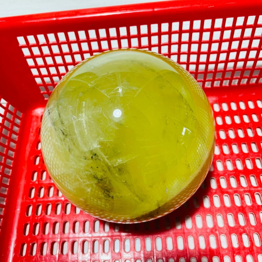 6.3in Citrine Crystal Large Sphere -Wholesale Crystals
