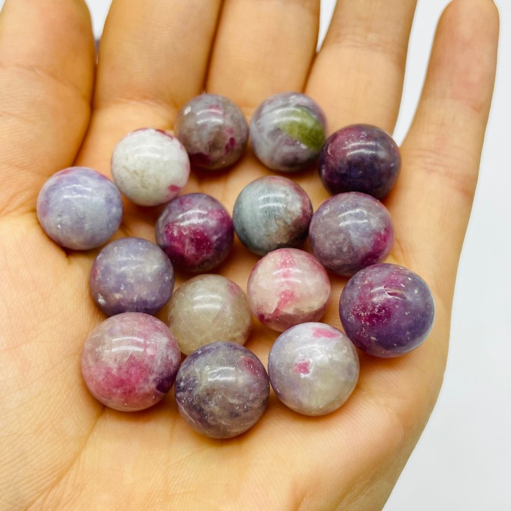 68 Pieces Beautiful Mini Unicorn Stone Spheres -Wholesale Crystals