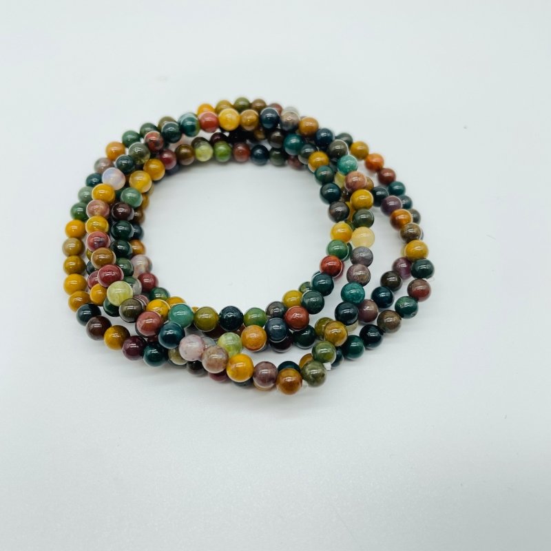 7 Types Mini Beads Bracelet Wholesale Carnelian Black Tourmaline Ocean Jasper -Wholesale Crystals