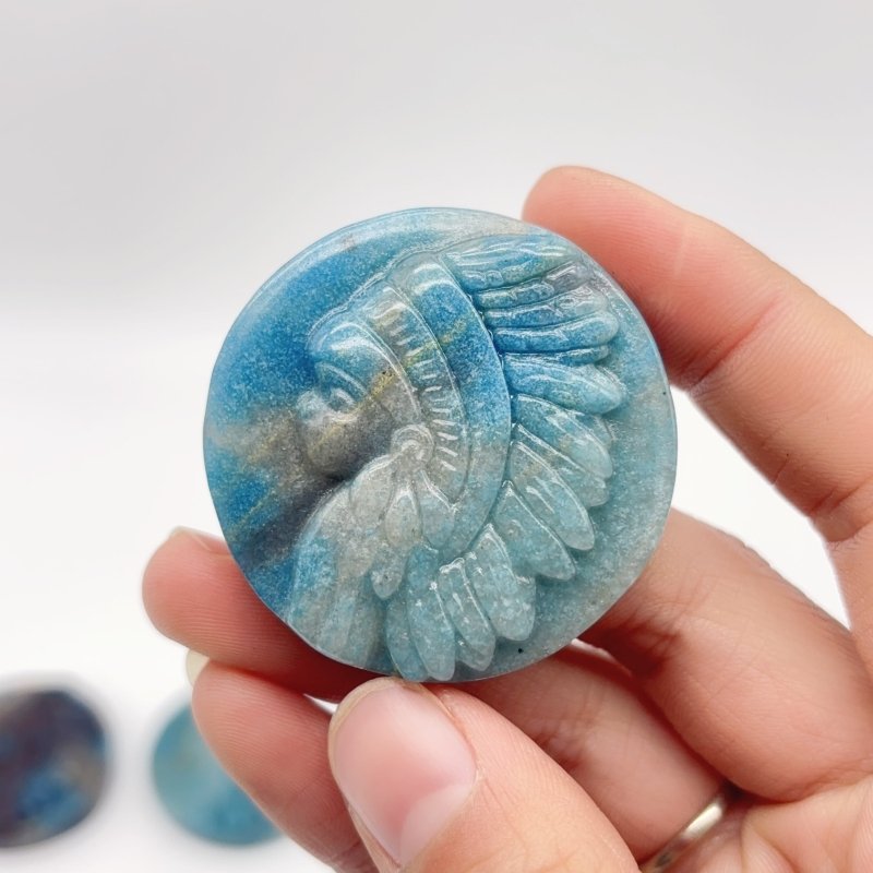 8 Pieces Trolleite Stone Indian Girl Carving -Wholesale Crystals
