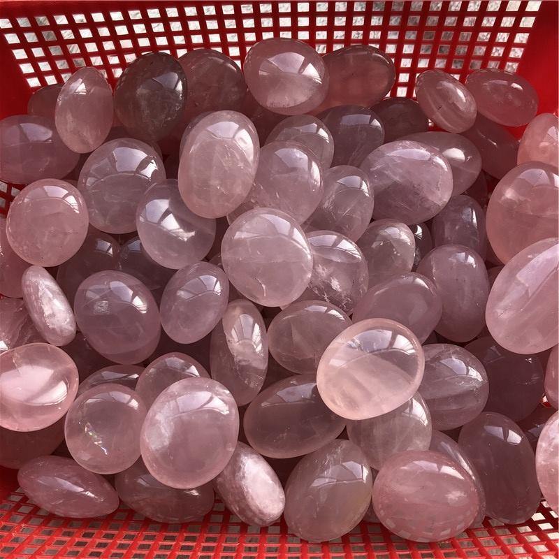 pink rose quartz palm -Wholesale Crystals
