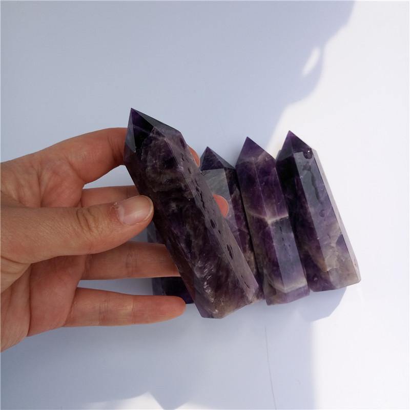 amethyst chevron tower -Wholesale Crystals