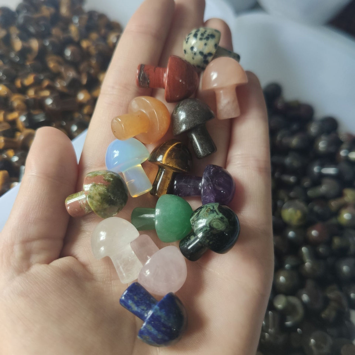 10 Types Mini Crystal Mushroom -Wholesale Crystals