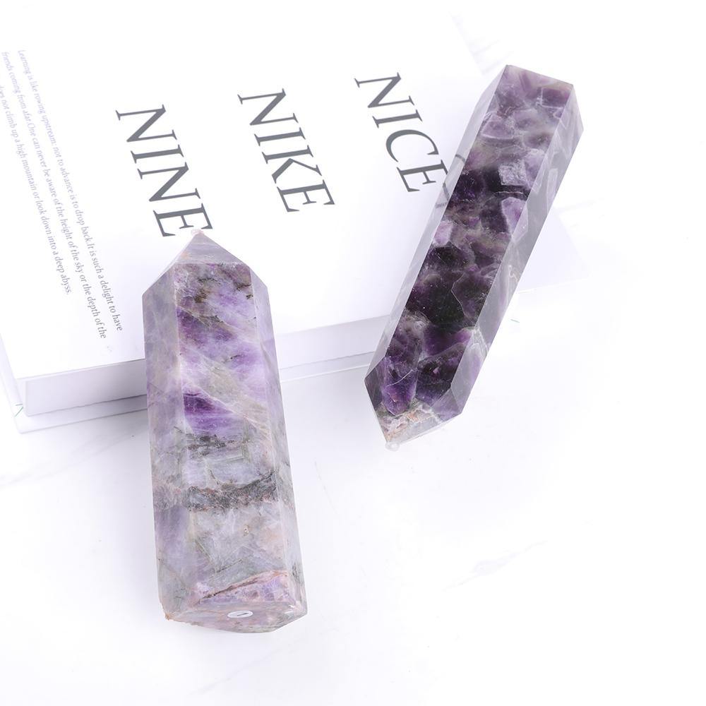 amethyst chevron tower -Wholesale Crystals