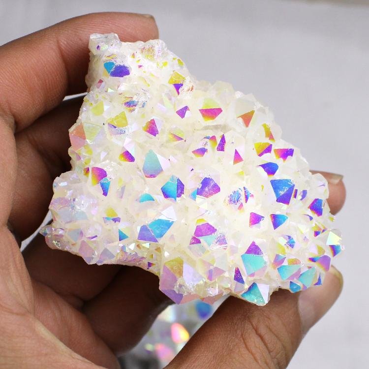 Angel Aura Spirit Quartz Crystal Cluster -Wholesale Crystals