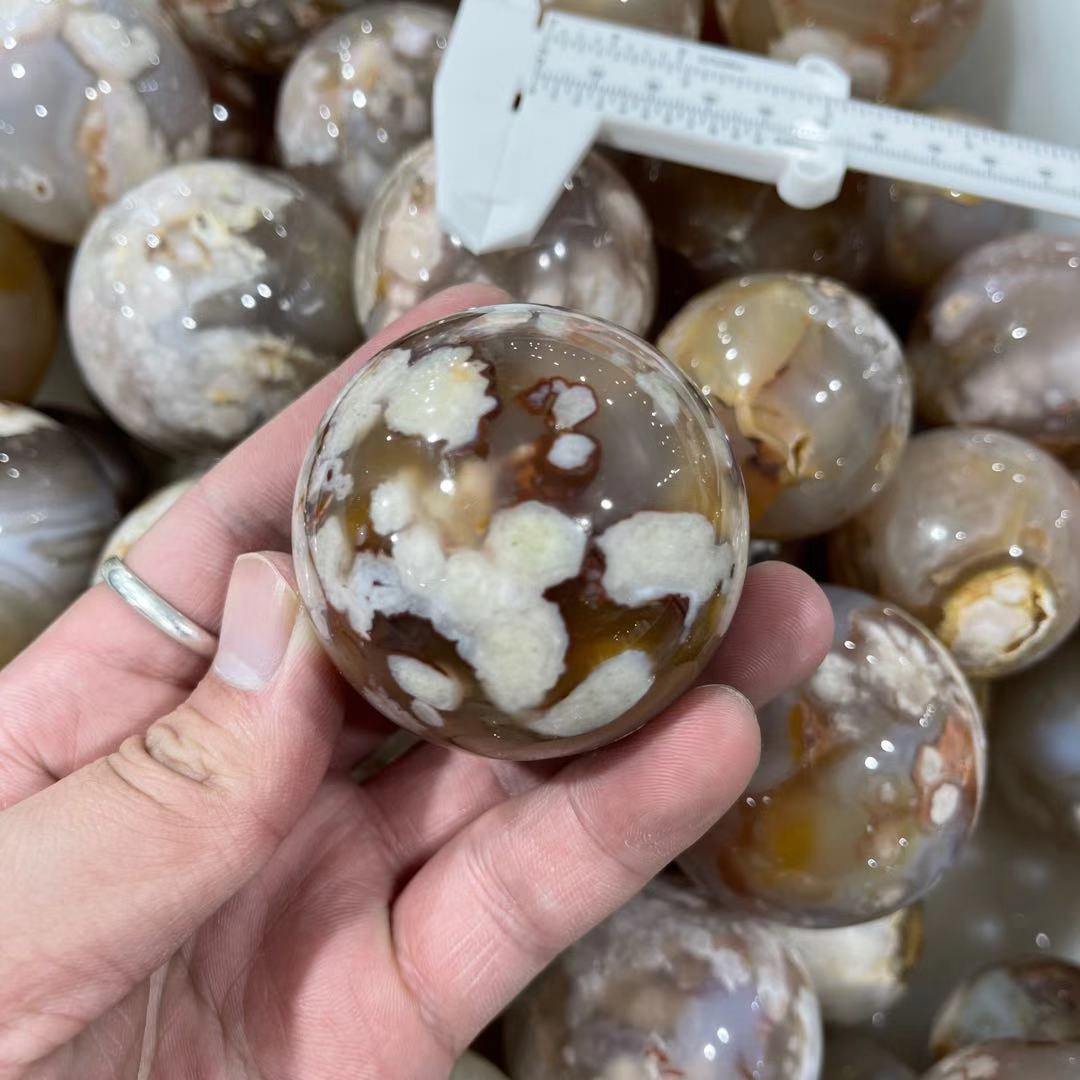 Cherry Blossoms Agate Sakura Flower Agate -Wholesale Crystals