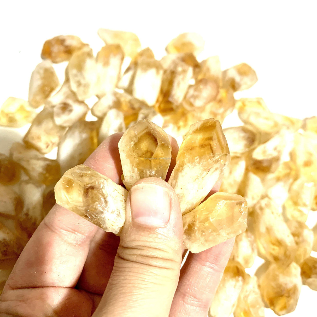 Heat treatment Raw Citrine -Wholesale Crystals
