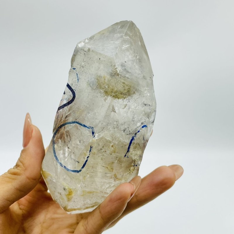 A75 Enhydro Crystal Double Point With Many Bubbles -Wholesale Crystals