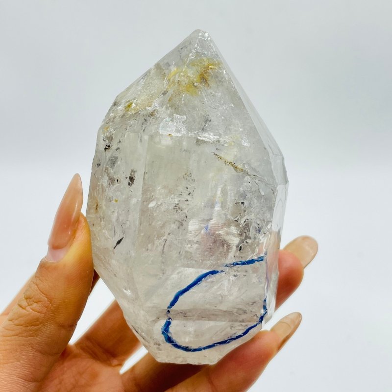 A81 Enhydro Quartz Black Moving Bubble -Wholesale Crystals