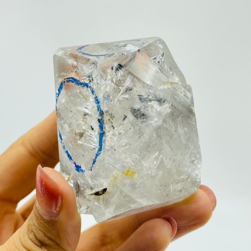 A85 Large Moving Bubble Polished Enhydro Quartz -Wholesale Crystals